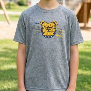 NC A&T Aggies Rivalry Threads Kids Performance T-Shirt Heather Charcoal Bulldog
